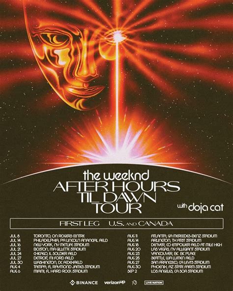 the weeknd tour europe